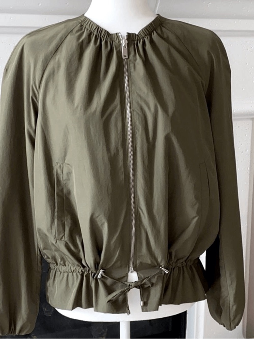 Zara Khaki Women's Bomber Jacket